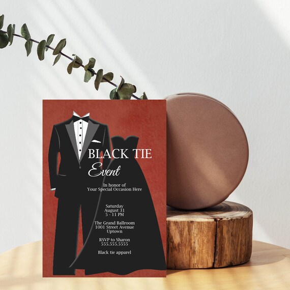 Black tie invited hotsell
