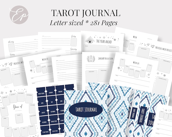 2024 Tarot Journal and Planner: A Year of Intuition, Reflection, and  Organization
