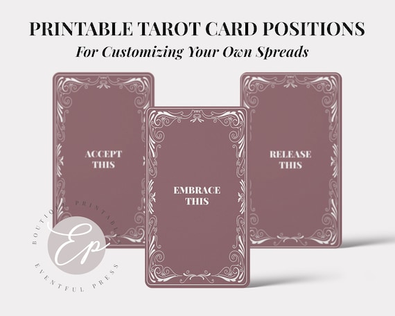 Blank Tarot Spreads Template PDF Create Your Own Spreads 6 Card