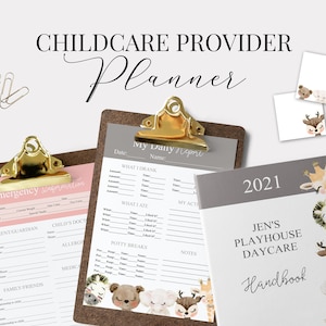 Kindergarten Kindergarten Kit Kit | Vorschulzeitplan, Home Daycare, Handbuch | Sofortiger Download druckbare bearbeitbare PDF Dateien
