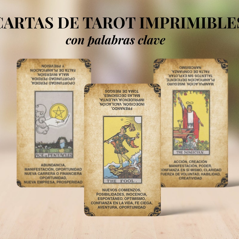 Spanish Tarot Deck - Etsy