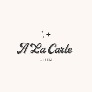 A La Carte Custom Printable Party Decor: Made to Match Design (PDF Format)