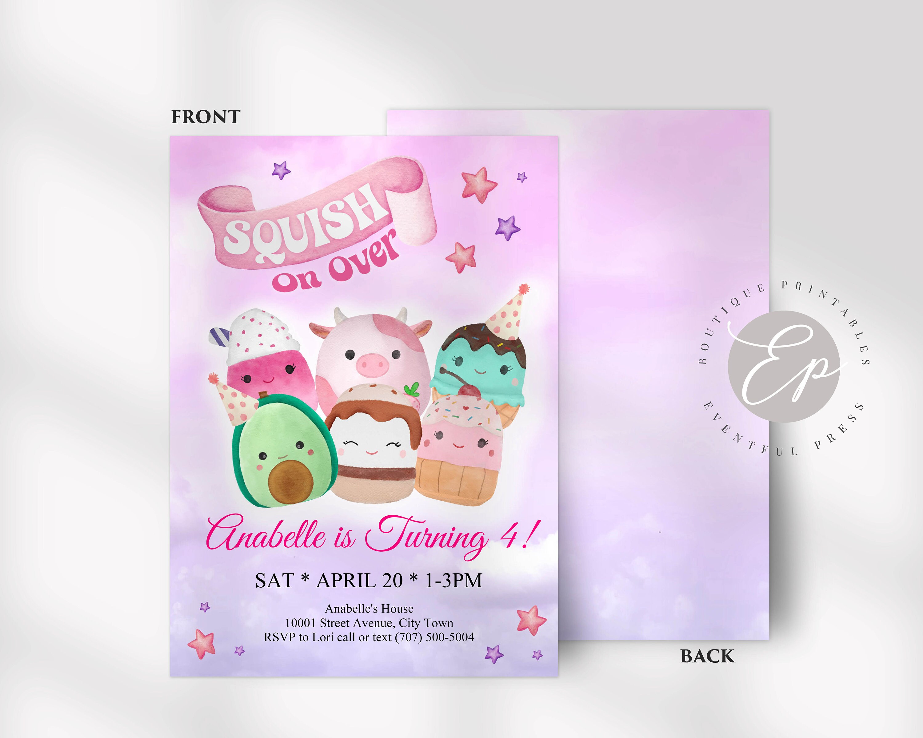 Inviti Di Compleanno Per Bambini,Biglietto D'invito Per La Festa A Tema - Foto 11