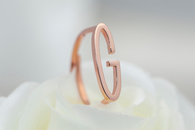 Handmade Women Ring Unique Gold Plated Ring Dainty Symbol Ring Minimalist Rose Gold Ring Delicate Sign Ring Elegant Ring Gift for Her