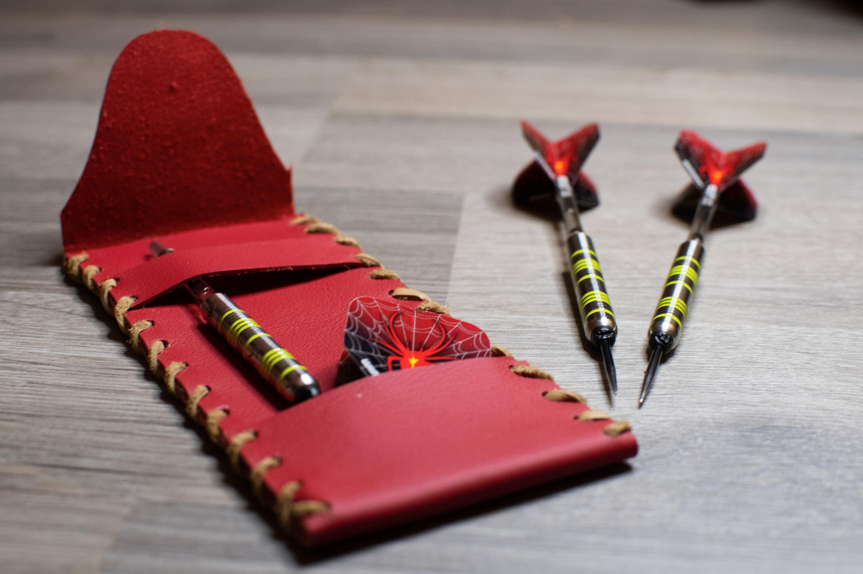 Handcrafted Leather Dart Cases darts not included Etsy