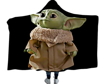 baby yoda blanket with hood
