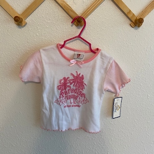 Vintage Kids Astro World Shirt  Six Flags Theme Park Toddler Girl Houston Fashion