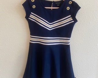 Vintage Girls Sailor Dress Tommy Hilfiger