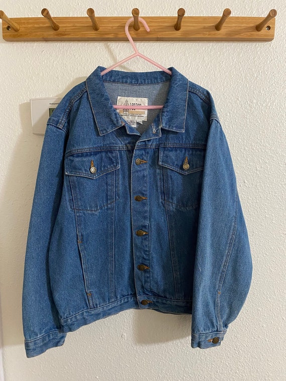 Vintage Blue Jean Kids Jacket London Fog Denim Co… - image 1