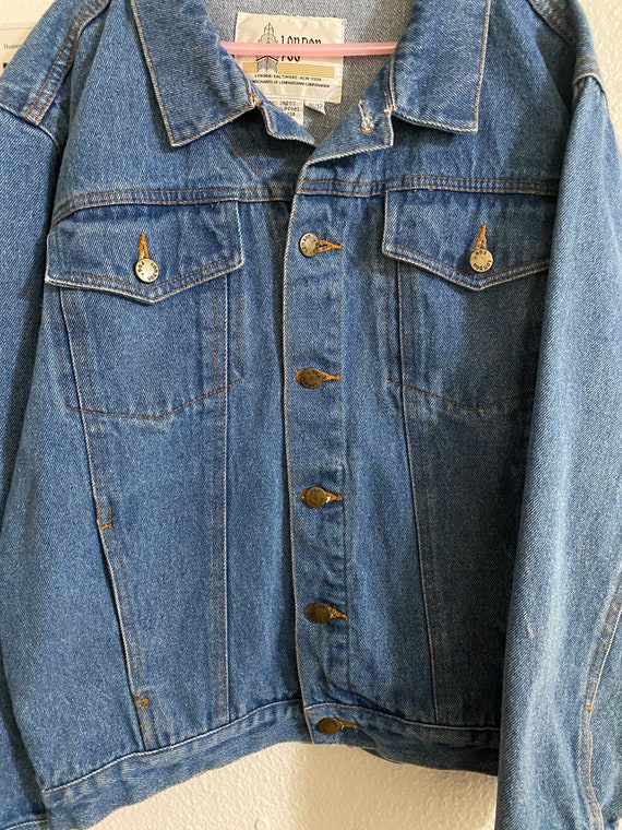 Vintage Blue Jean Kids Jacket London Fog Denim Co… - image 2