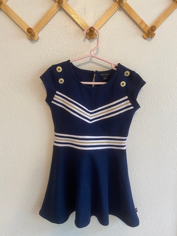 Vintage Girls Sailor Dress Tommy Hilfiger