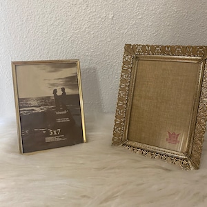 Vintage brass Picture Frame New Stick Lot of 2 frame kit Wall Decor