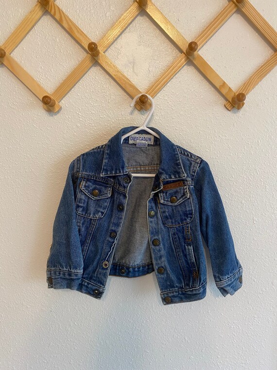 Vintage Denim Jacket Toddler Jean Coat Street Wea… - image 1