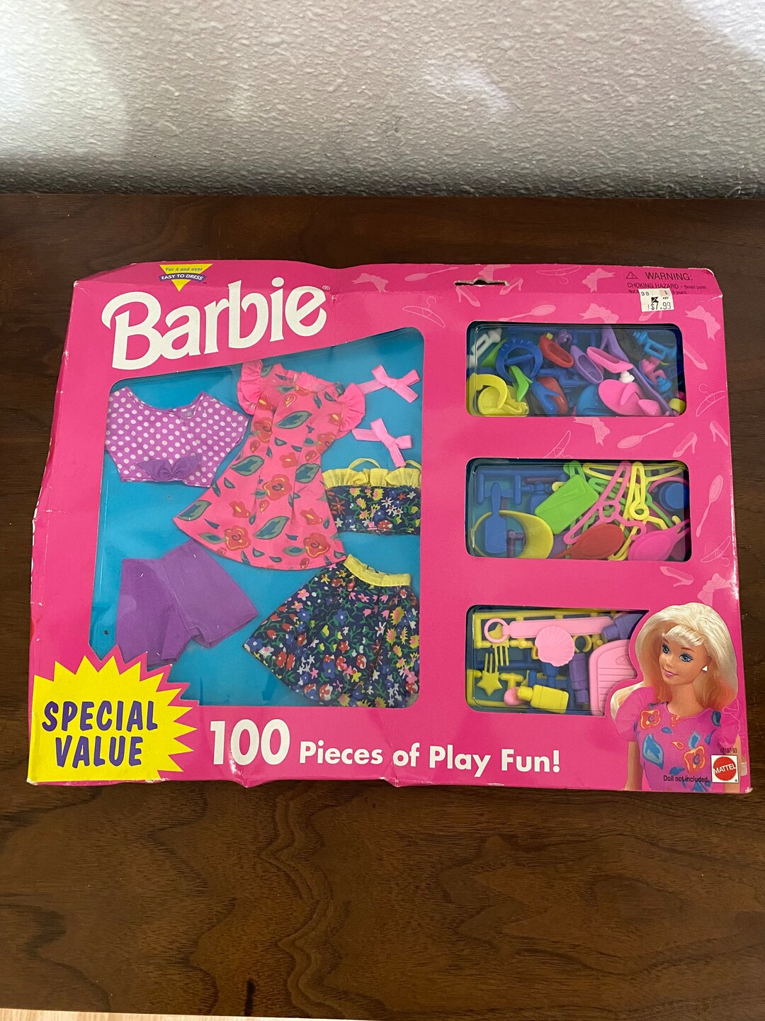 Vintage Barbie Clothes Lot 100 Pieces of Play Fun Brand New in Box New