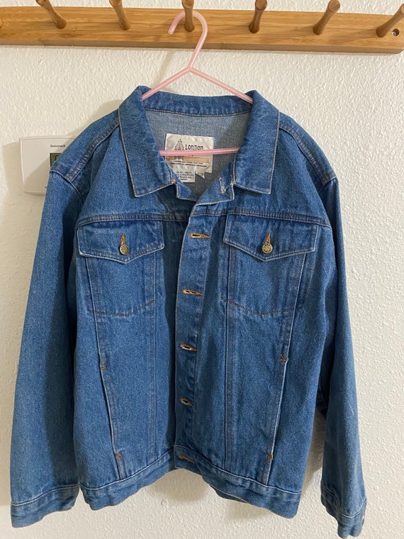 Vintage Blue Jean Kids Jacket London Fog Denim Co… - image 3