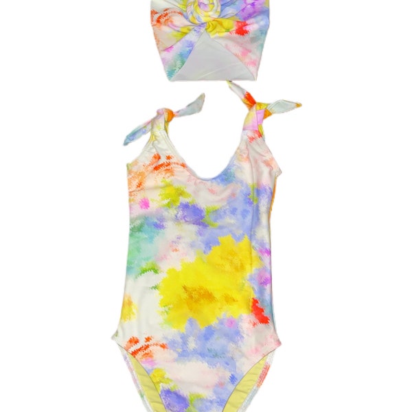 Multicolor One Piece Swimwear