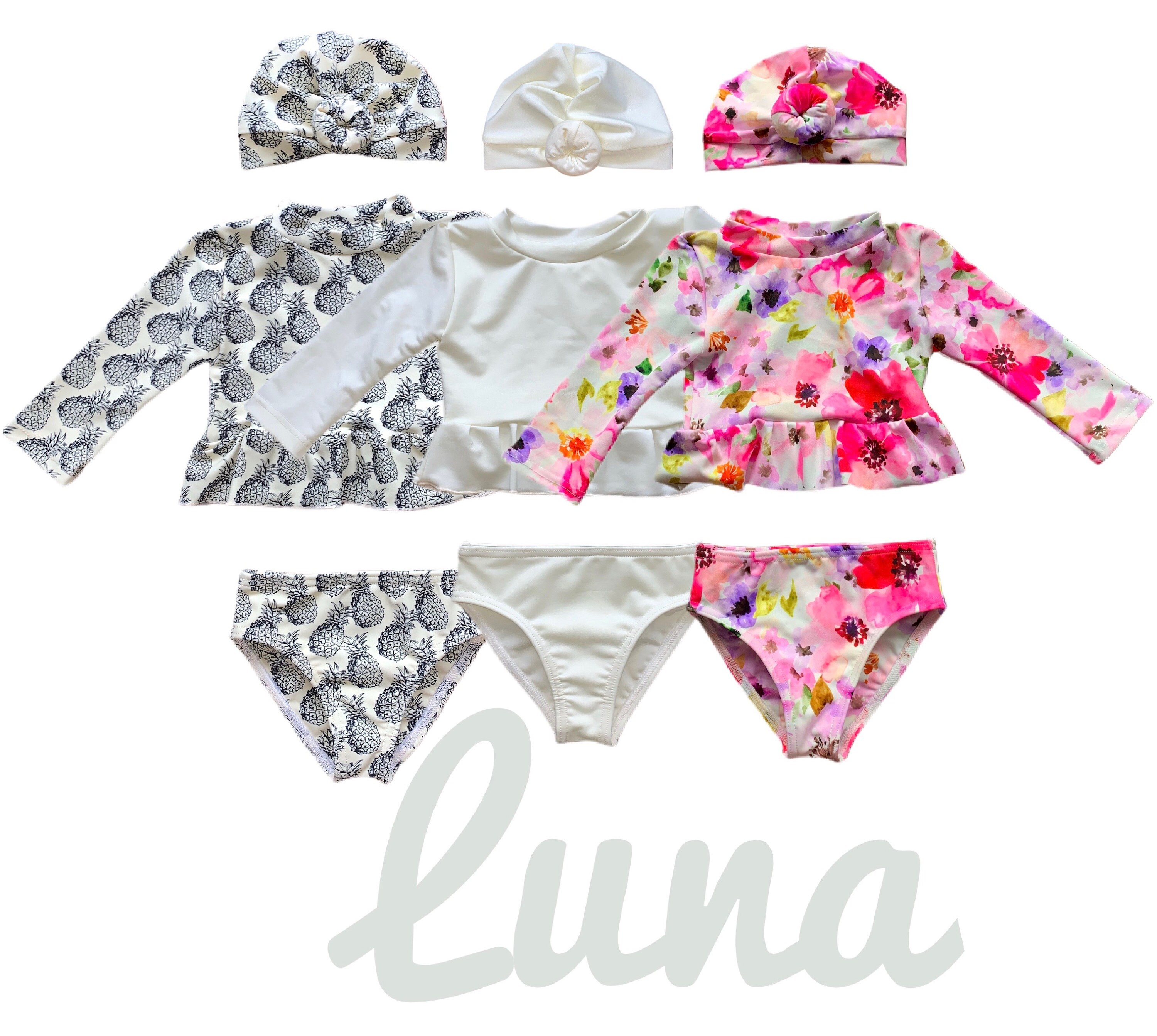 La Luna Playwear - Girls Blue Trim Bubble - Sea Theme main image 1
