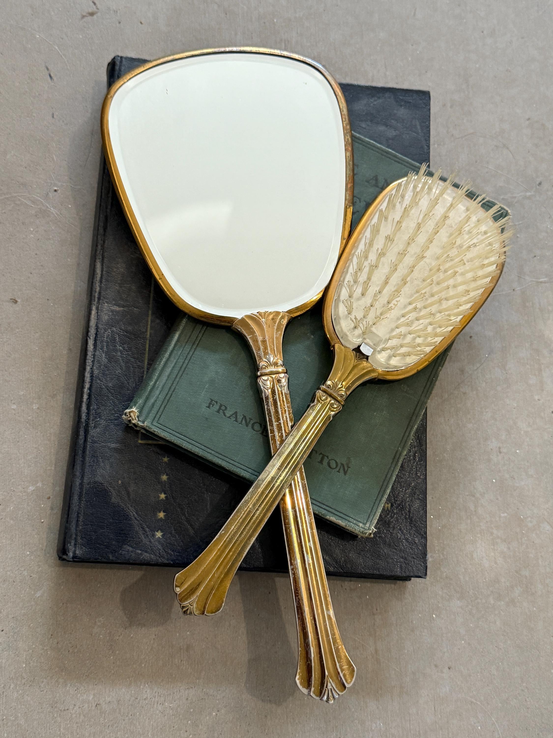 Gold Handheld Mirror - Etsy