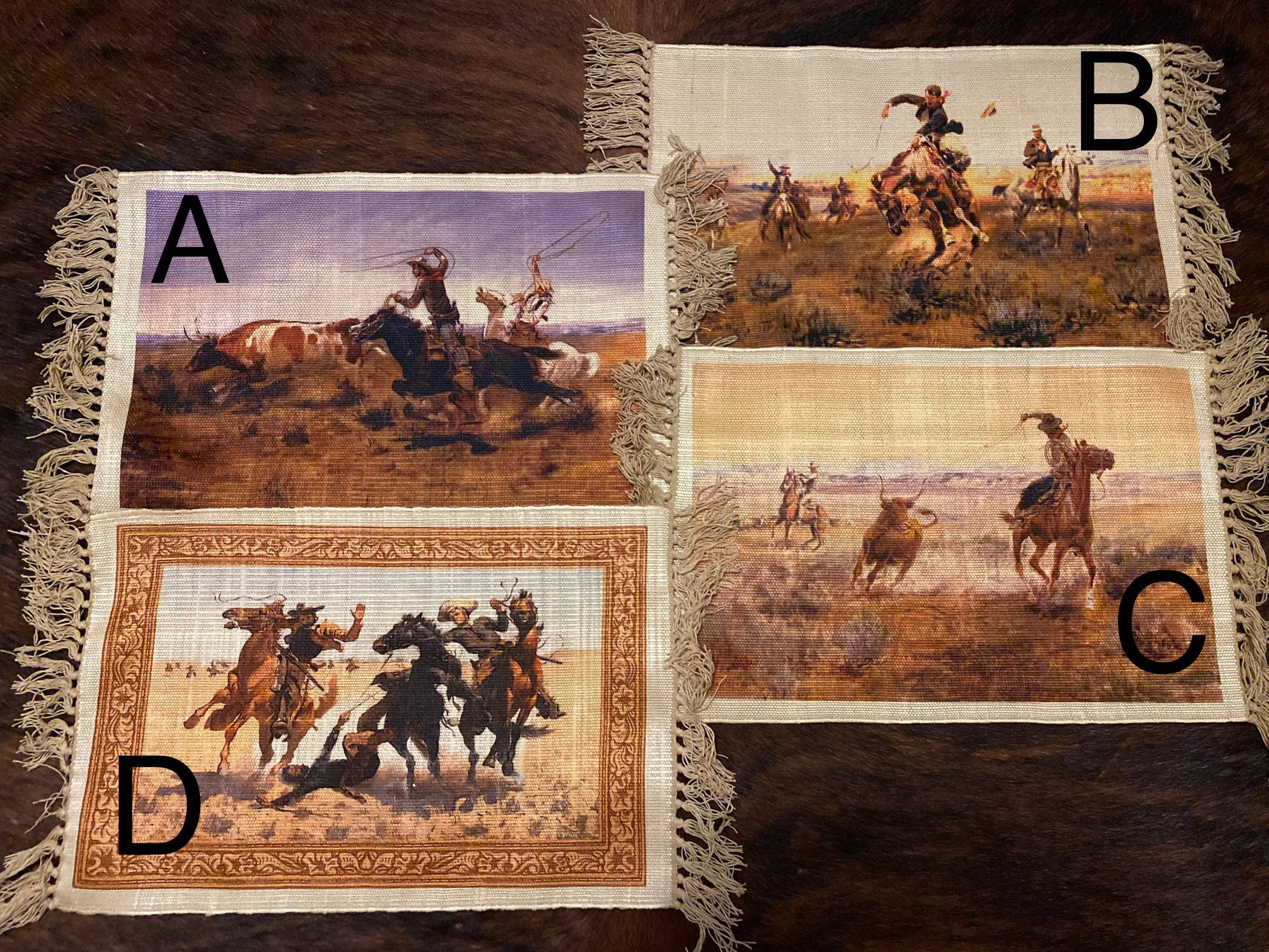 Assorted Western Print Placemats