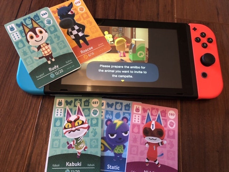 Animal Crossing Amiibo Cards ACNH Amiibo Nintendo Switch Pick | Etsy