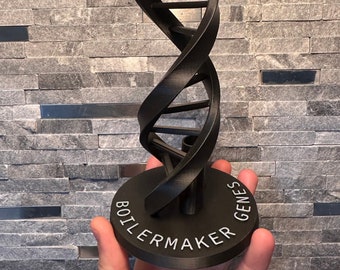 PERSONALIZED CUSTOM DNA Double Helix Pen Holder Biology Science Gift Decor For Nurse Doctor Physician, Microbiology, Biomedical, Pre-med