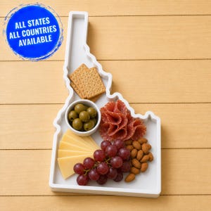 Idaho Charcuterie Display Tray Serving Plate Washable Reusable