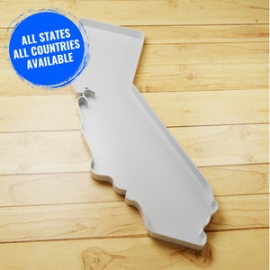 California State Charcuterie Display Tray Servierplatte, von Hand waschbar und wiederverwendbar