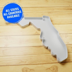 Florida Charcuterie Display Tray Serving Plate Washable Reusable