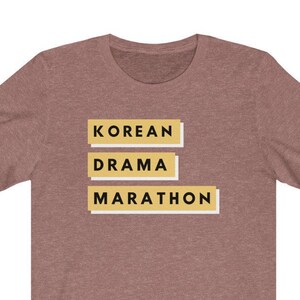 K-Drama Funny Tshirt |Korean  Drama Marathon |  Korean Movie Tshirt| K-Pop | Made in the USA | Premium T-Shirt