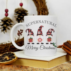 Supernatural Coffee Mug, Supernatural decor, Christmas mug,Sam, Dean, Custom mug, birthday gift, Supernatural Mug, Winchester brothers