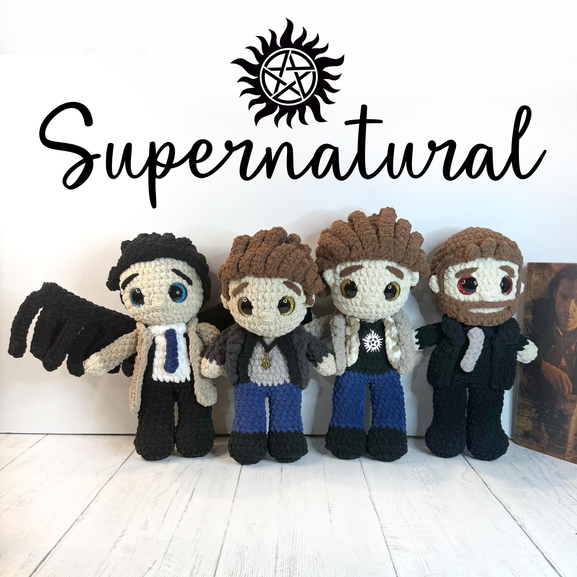 Supernatural Amigurumi, Supernatural Inspired Doll, Supernatural