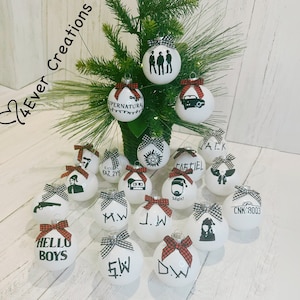 Christmas Ornaments, Supernatural, Supernatural decor, Custom ornament, birthday gift, Supernatural ornaments, Winchester brothers, Sam,Dean