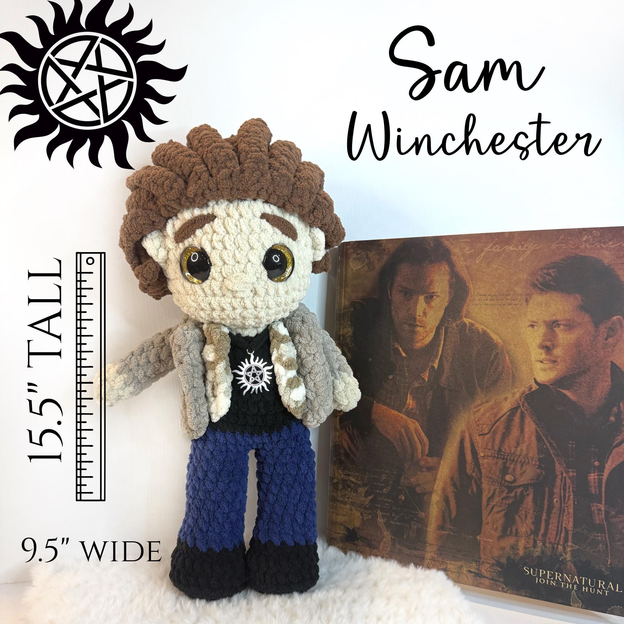 Supernatural Amigurumi, Supernatural Inspired Doll, Supernatural