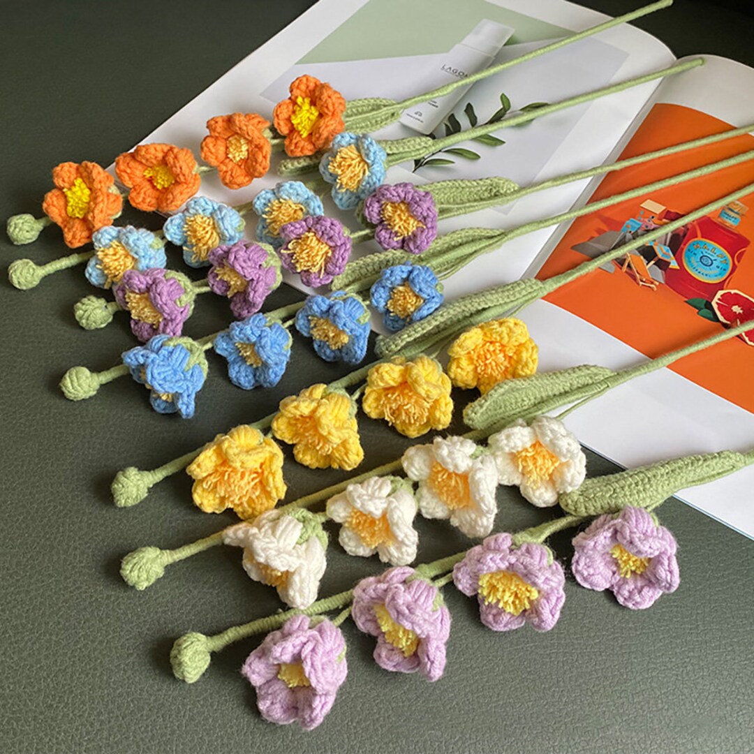 Finished Crochet Lily Flower Crochet Flower Gift Crochet Etsy