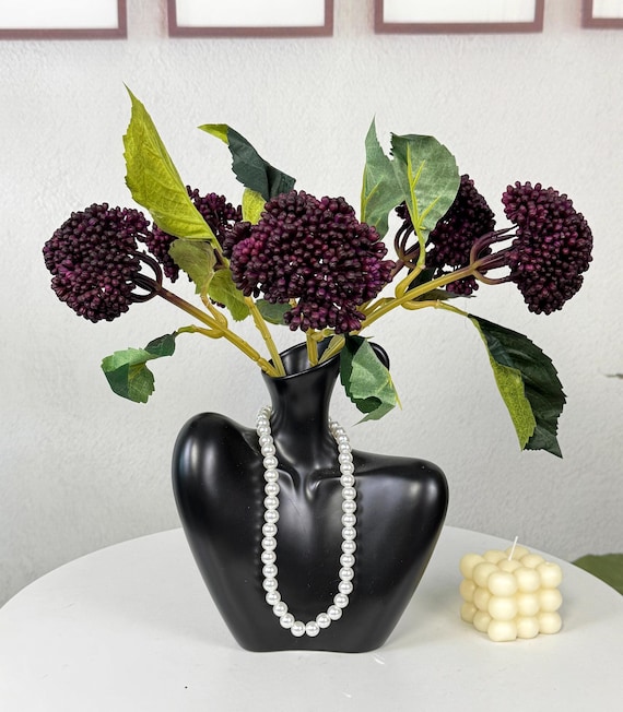 3 Stück faux weiche plastik Blume，künstliche Blume für Vasefüllung，künstliche Blumenarrangement，Mittelstück Dekor，DIY Blumen，Haus Garten Dekoration，