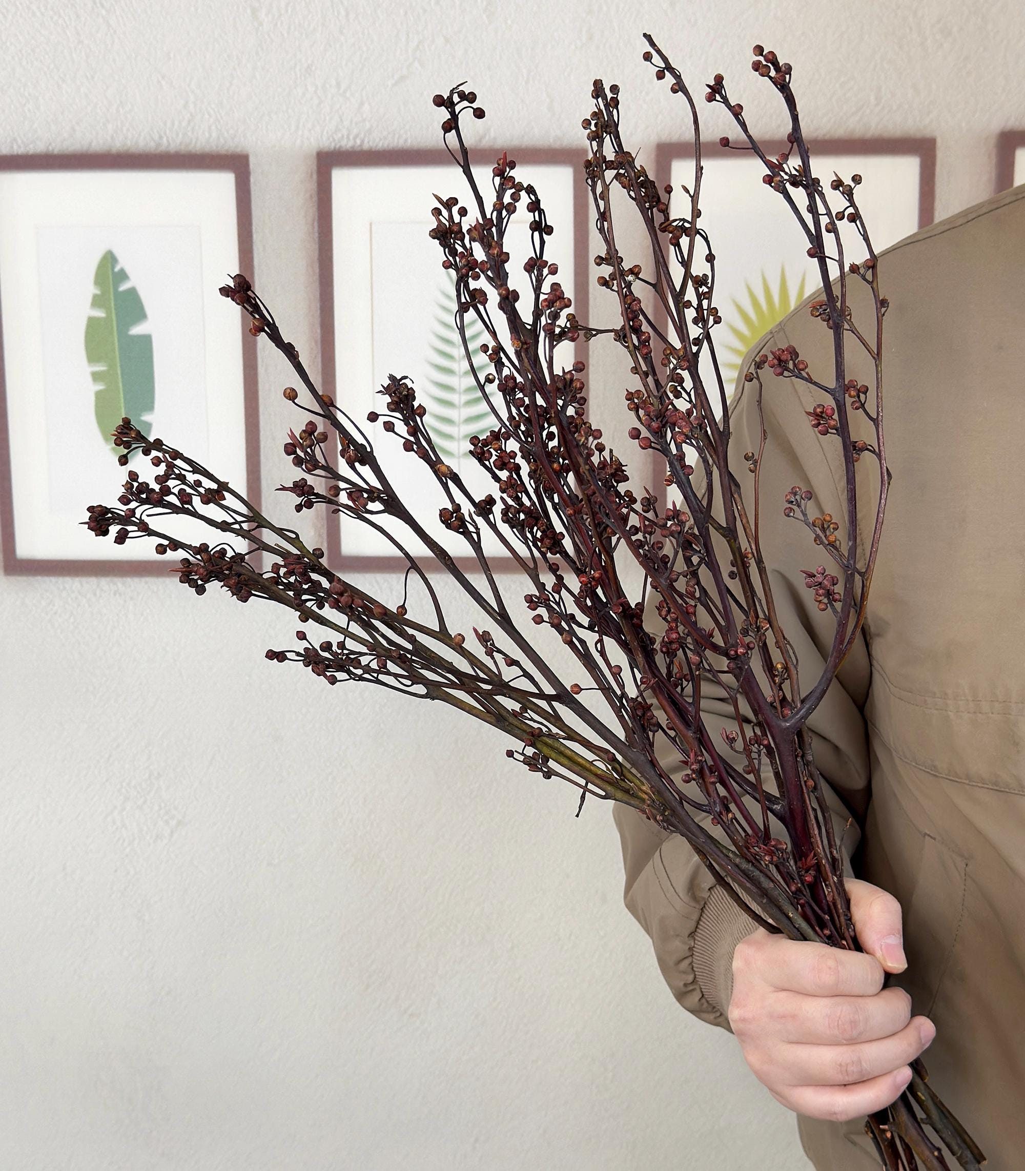 Zweige für bodenvase