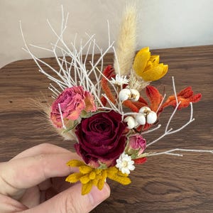 dry flower boutonniere，natural flower boutonniere，wedding boutonniere corsage，mini bouquet，flower arrangement，groom boutonniere，rose corsage