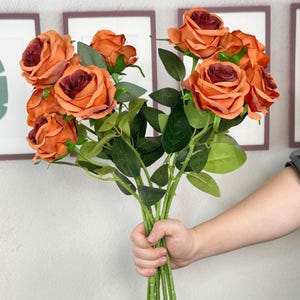 faux Caramel rose branches，high quality rose flower，vase filler，centerpiece，flower arrangement，DIY，home decor，centerpiece，wedding decor