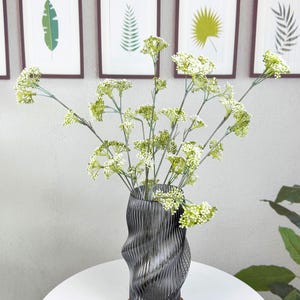 faux rice flower branches，artificial plant for vase filler，DIY  floral supply，flower arrangement，home decor，wedding arch /backgroud decor