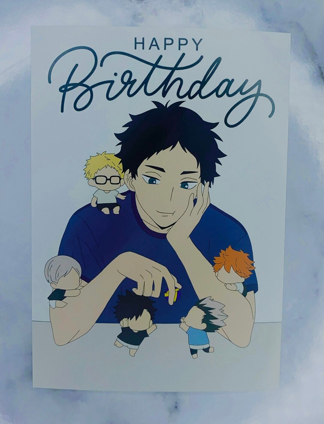 HAIKYUU Birthday Cards Etsy