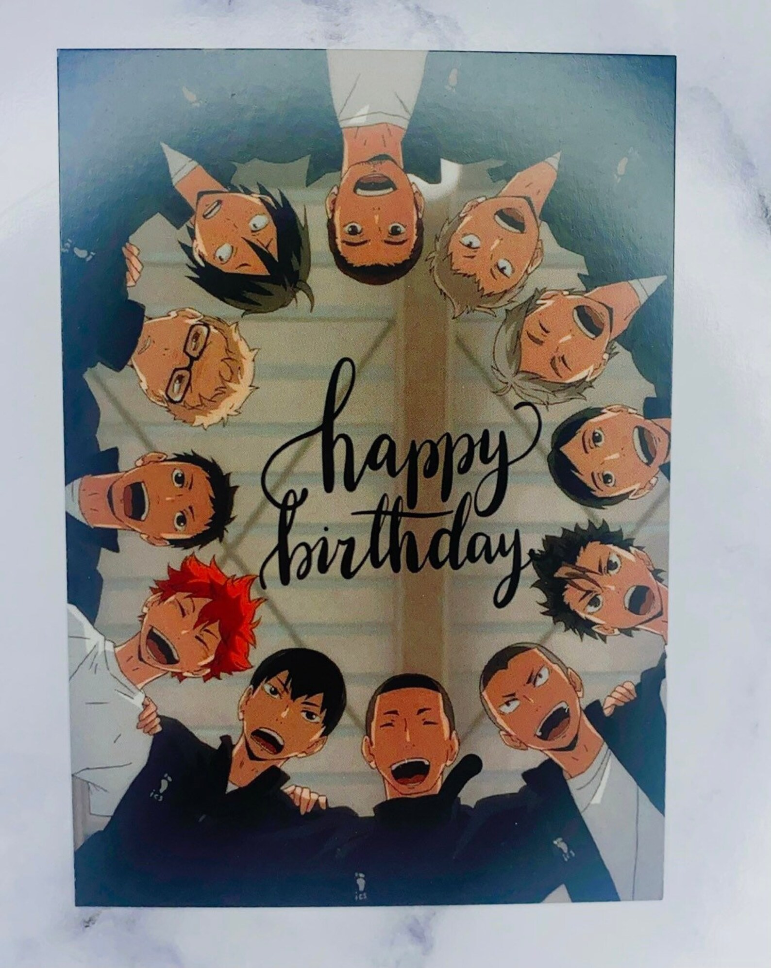HAIKYUU Birthday Card Etsy