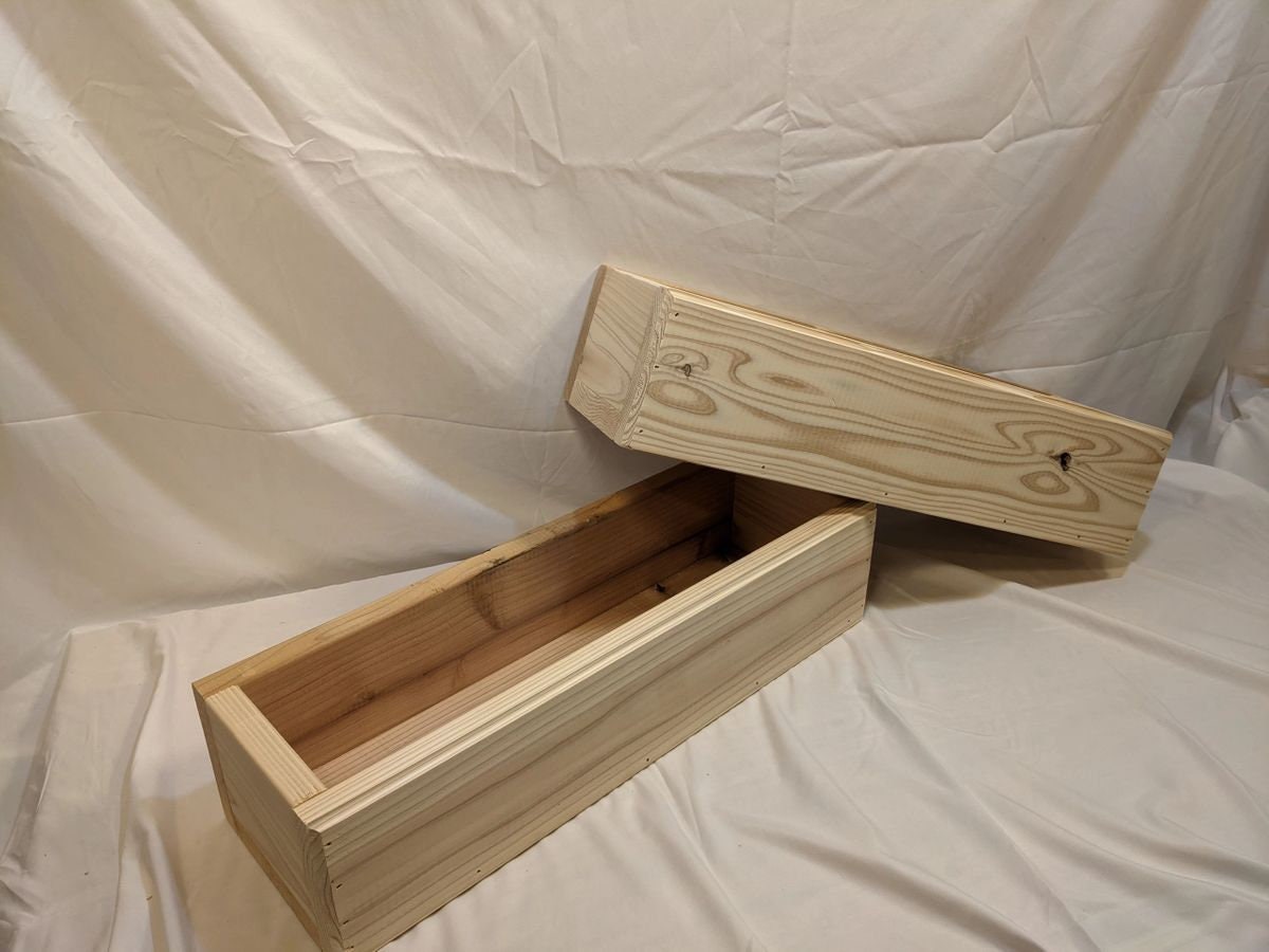 Plantador de cubierta de cedro hecho a mano | Etsy