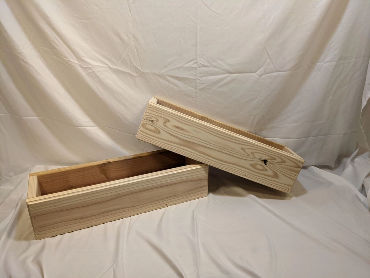 Plantador de cubierta de cedro hecho a mano | Etsy