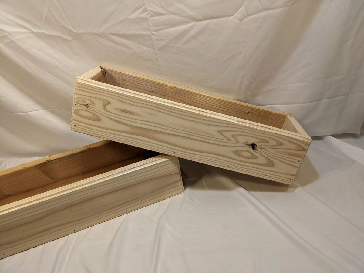 Plantador de cubierta de cedro hecho a mano | Etsy