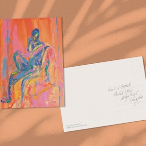 THE PYROMANCER – Postkarte (Kunstdruck, Zeichnung, bunt, Acryl, Kunst, Lifestyle)