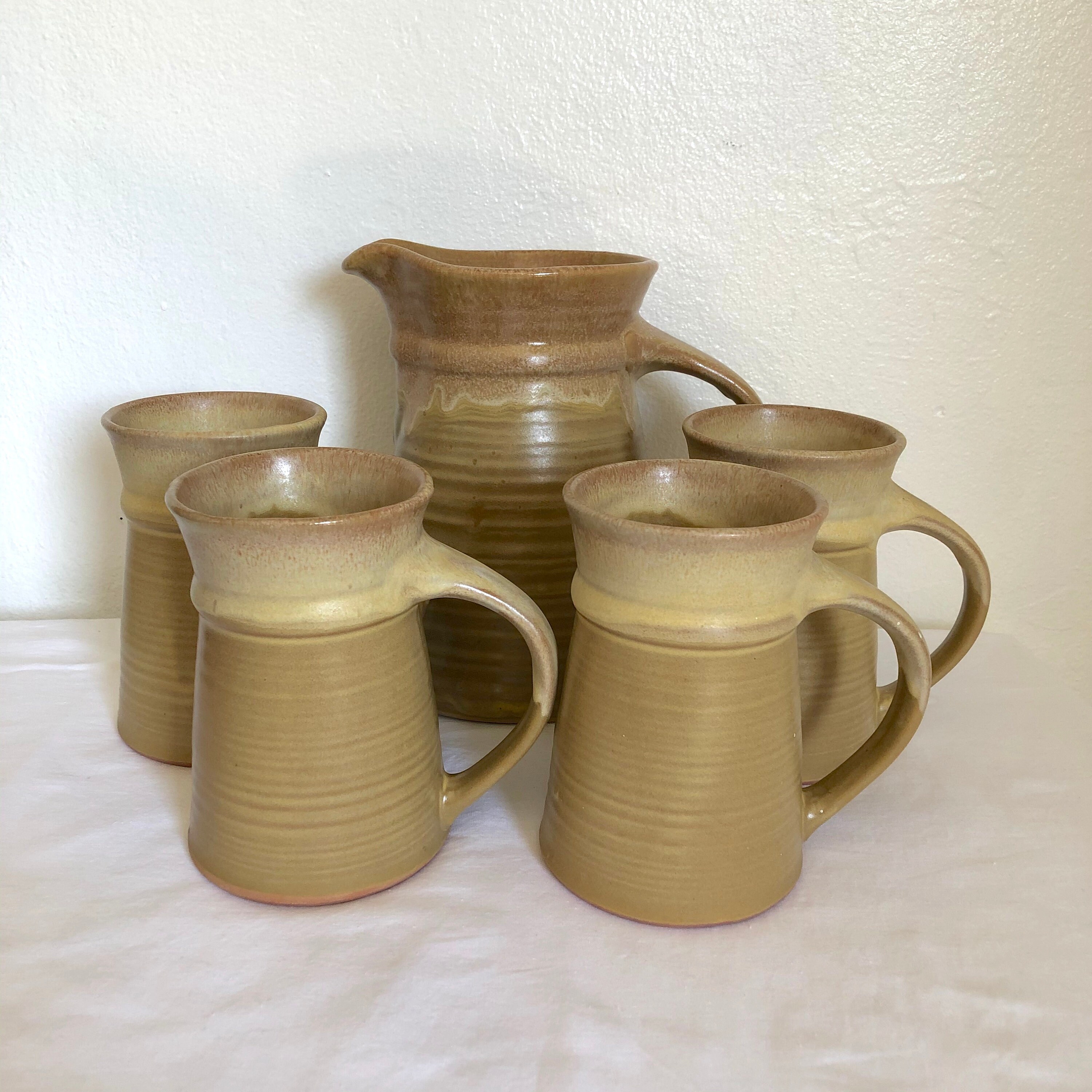 1968 Pacific Stoneware Inc MCM Ceramic Mugs Etsy