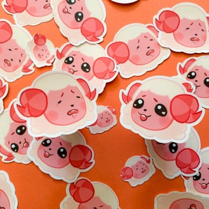 dom sad, dom glad / Animal Crossing / Juego de pegatinas de vinilo