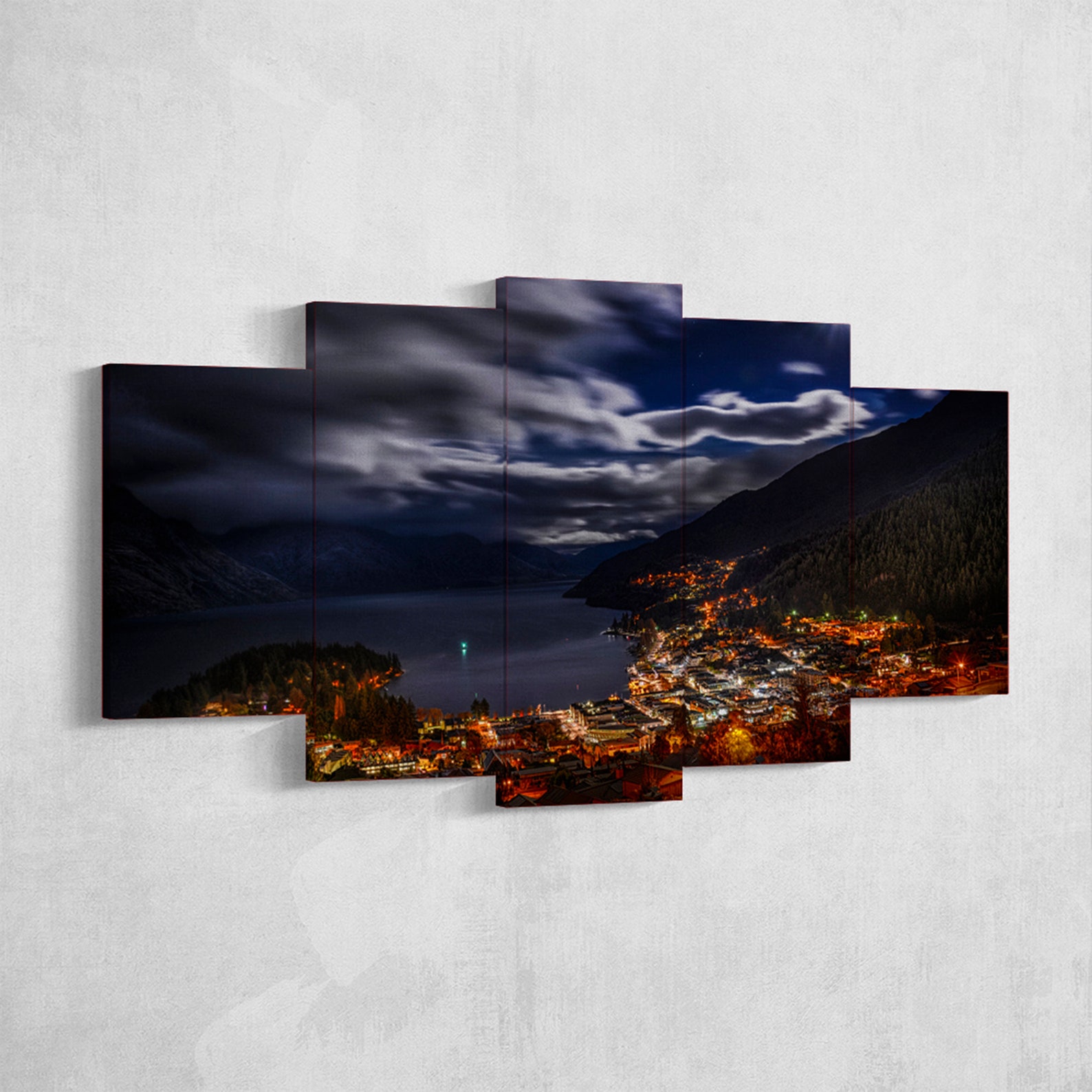 Queenstown Wall Art Queenstown Poster Queenstown Canvas Etsy