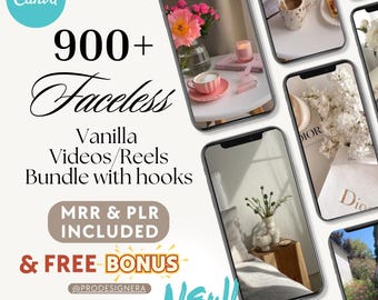 Faceless Reels Bundle Vanilla Aesthetic Reels Inhalt Ersteller Lifestyle Video Aesthetic Reels Neutral Aesthetic Content Template reels media