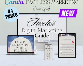 Guida al marketing digitale senza volto, download digitale aziendale dfy, modelli di strategia di marketing dei contenuti mrr plr per titolari di attività online